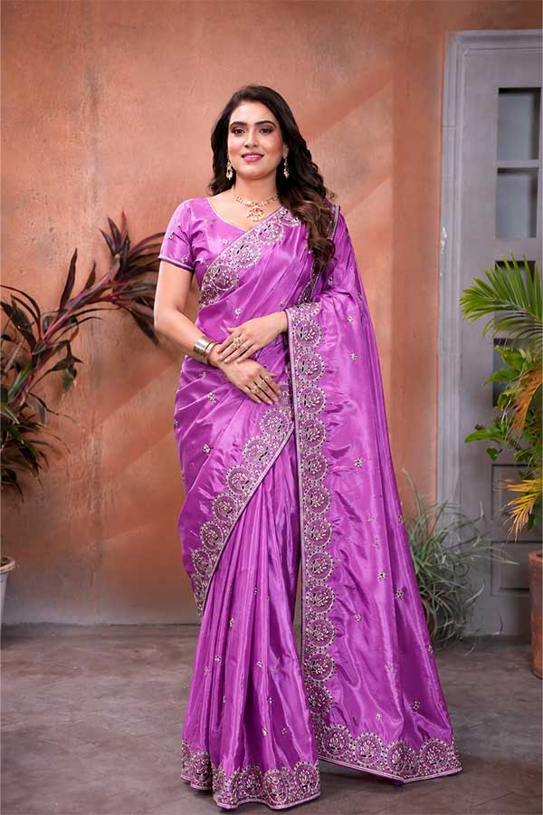 premium-pink-soft-tissue-embroidered-saree-with-designer-embroidered-blouse