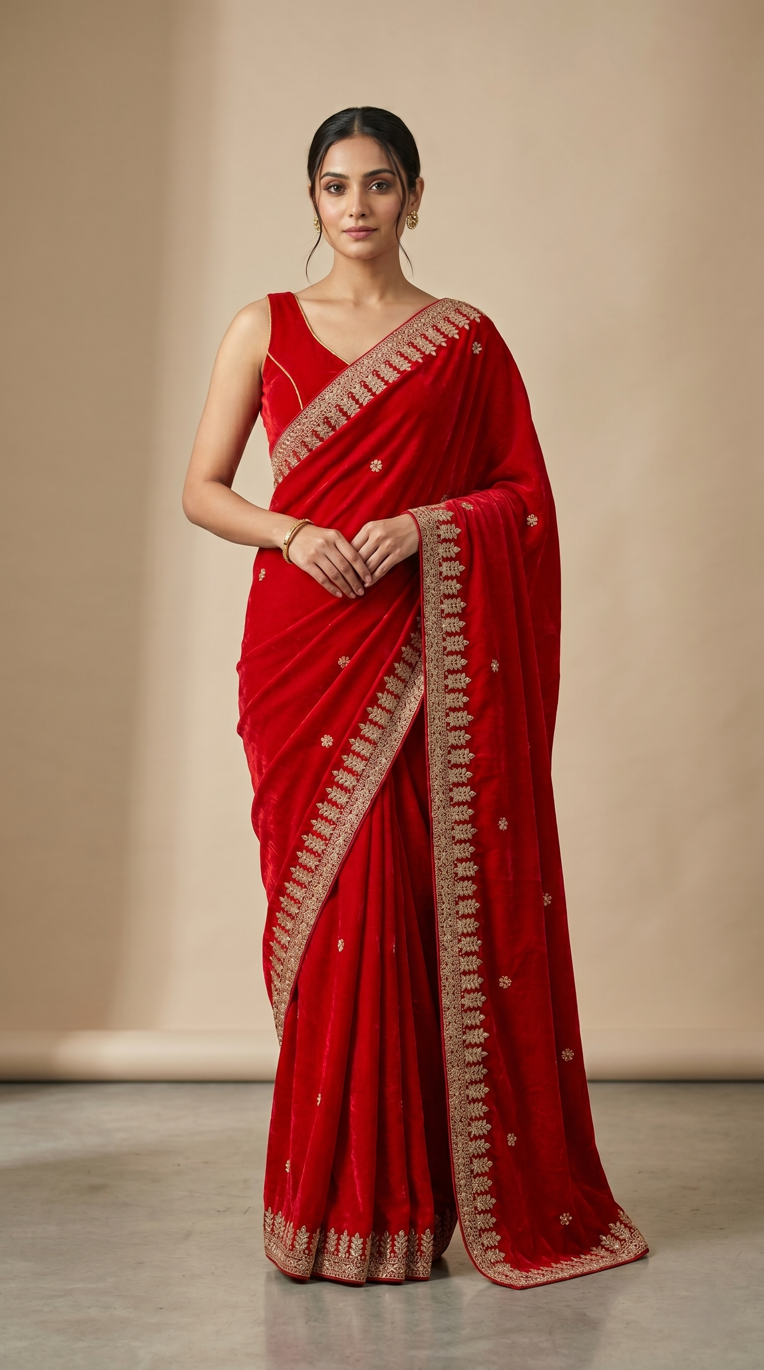 premium-wine-soft-tissue-saree-with-gota-patti-work-designer-embroidered-blouse-d-no-1160-red